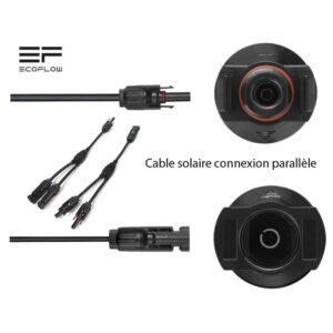 Câble de connexion parallèle solaire EcoFlow
