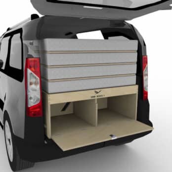 Malle de voyage pour Citroën Berlingo et Peugeot Partner, camping box