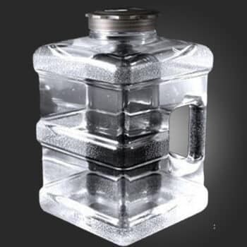 Bidon Eau 10L KOTARBAU - PVC Alimentaire Transparent - Bouchon étanche - Léger Et Portable