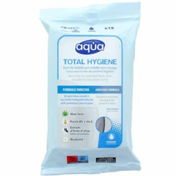 Gant toilette pré imbibé sans rincage AQUA van week accessoire van hygiène (1)