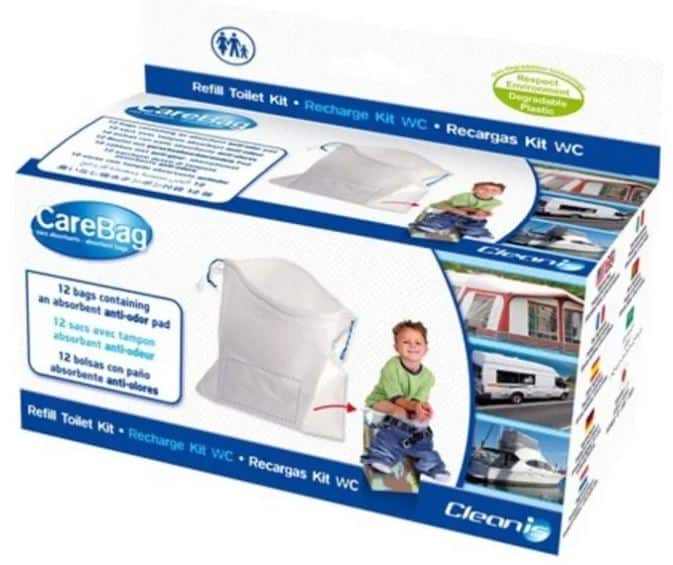 VAN WEEK sac absorbant toilette seche carebag boite